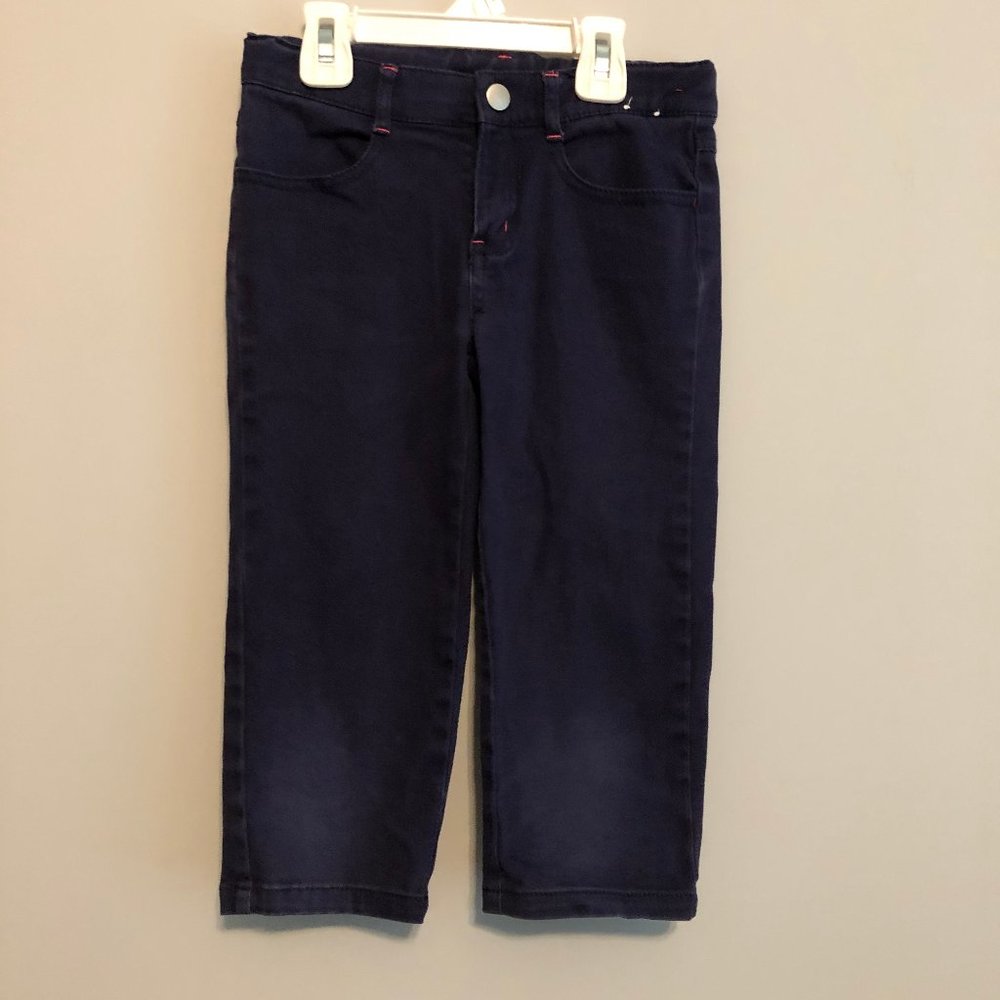 Gymboree 2017 Outlet 7 Navy adjustable waist capri